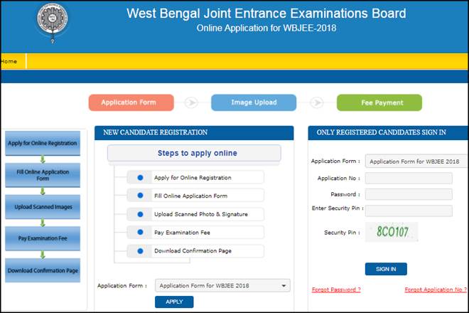 West Bengal Joint Entrance Examination Board | WBJEE Applications 2019