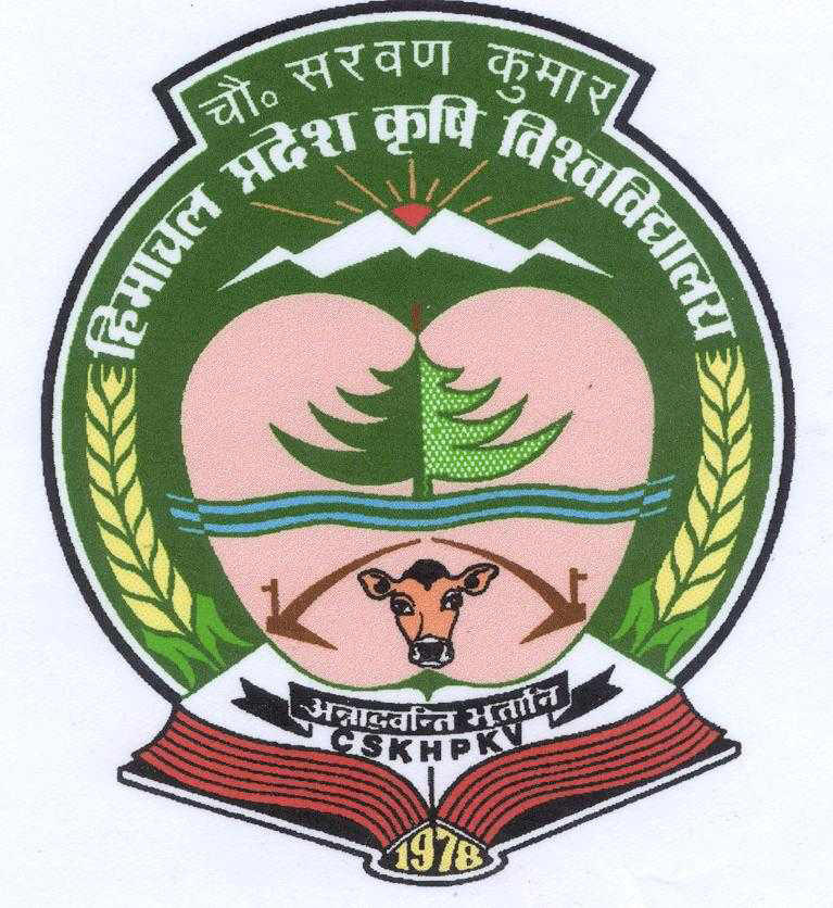 CSK Himachal Pradesh Krishi Vishvavidyalaya, Palampur 2020