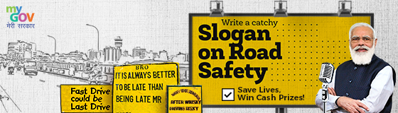 Write a Slogan On Road safety - Save Lives