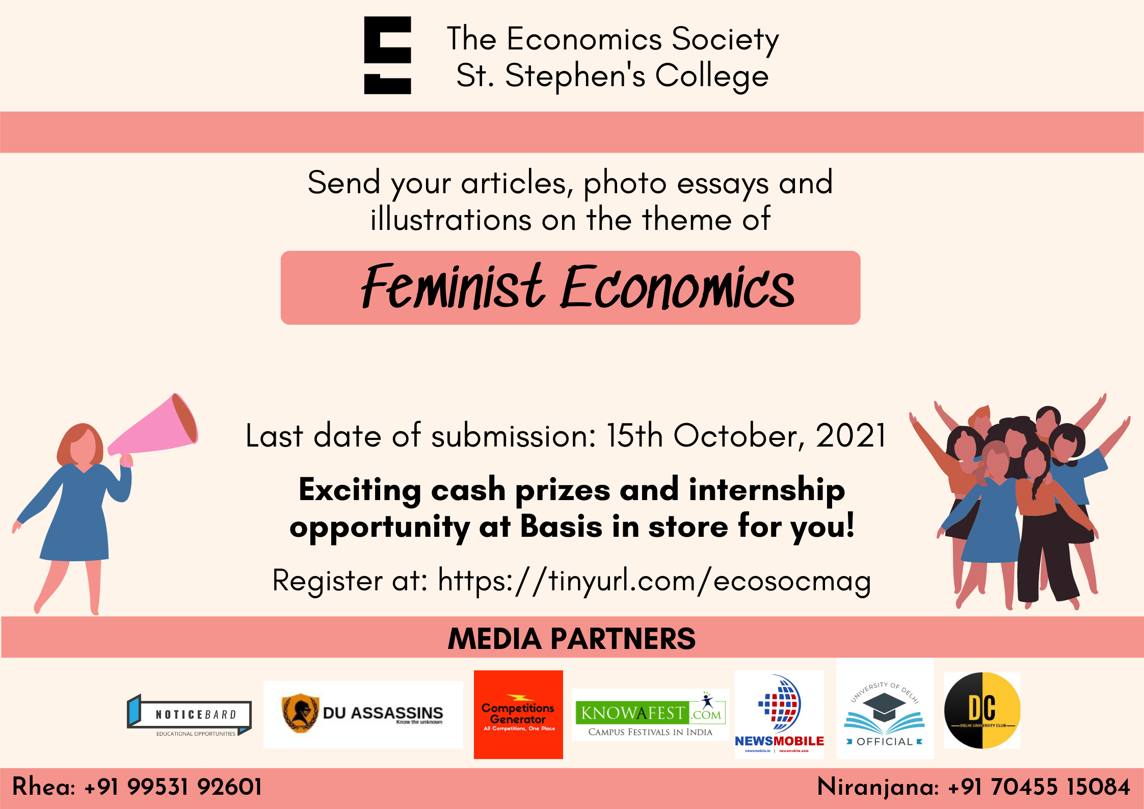 The Economics Society, St. Stephen's College Write On Feminist Economics