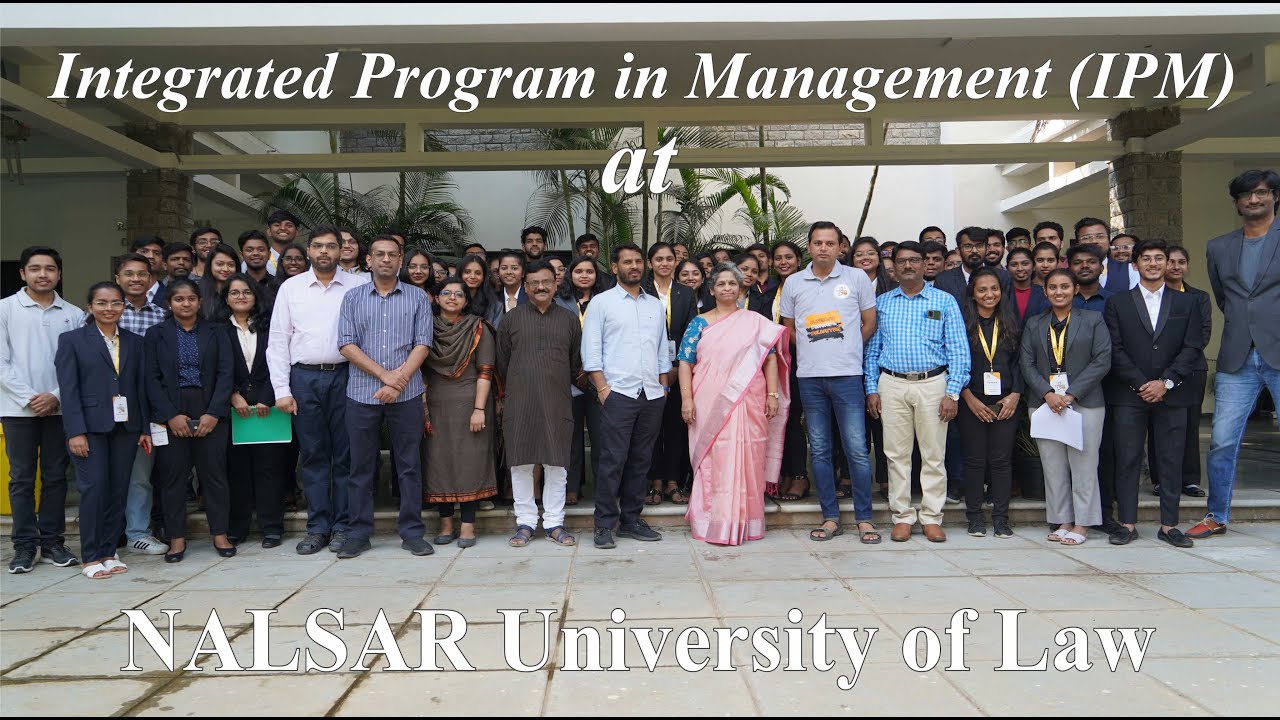 Nalsar University of Law -Integrated Programme in Management (IPM), 2024