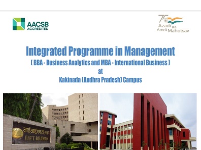 Integrated Programme in Management (IPM) IIFT Kakinada Campus