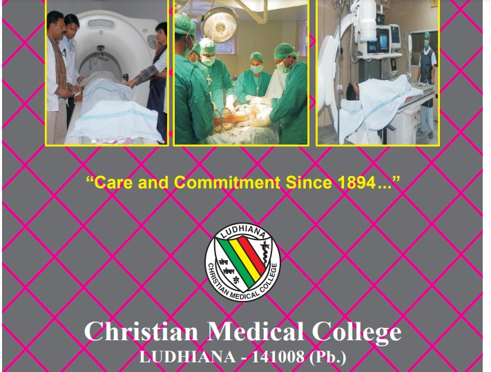 Christian Medical College, Ludhiana Paramedical Admissions 2022