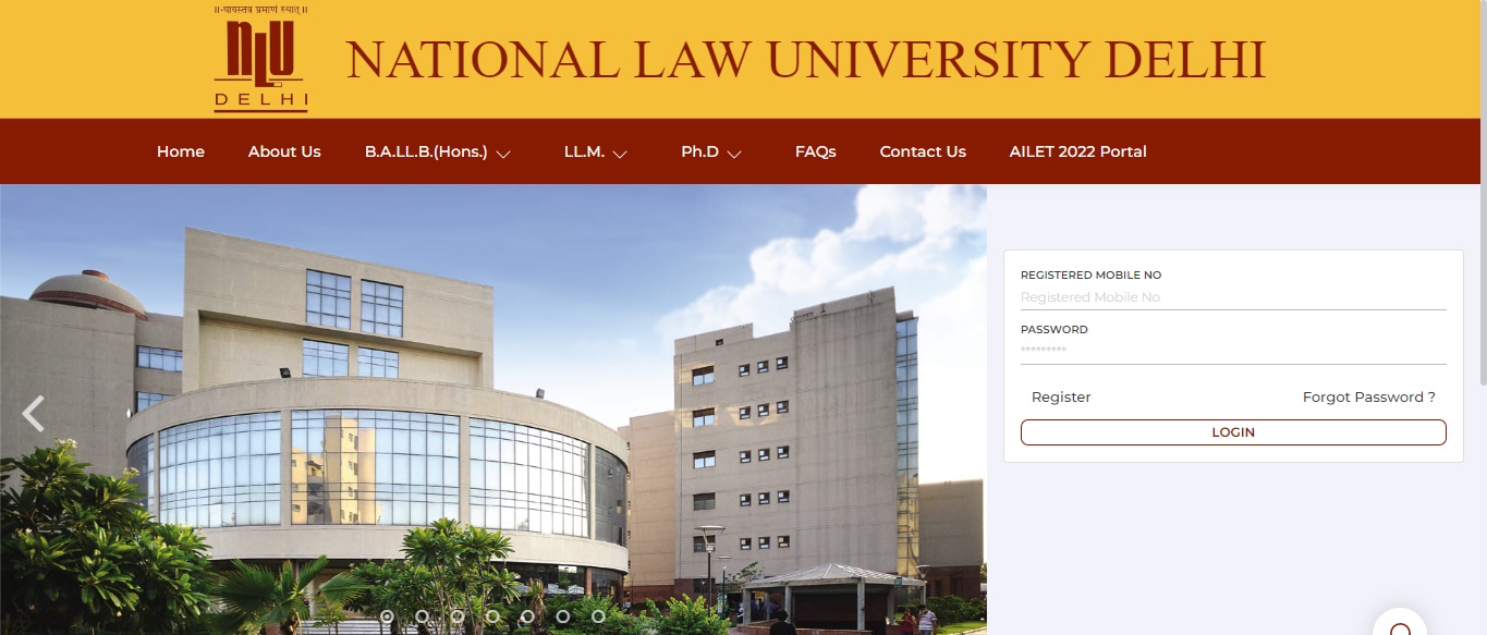 National Law University Delhi Admissions 2023 (AILET)