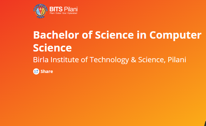 Birla Institute of Technology Bachelors in Computer Science Online 2023