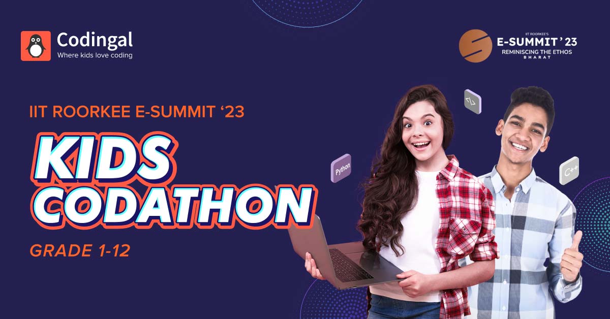 IIT Roorkee E Summit Kids Codathon 2023