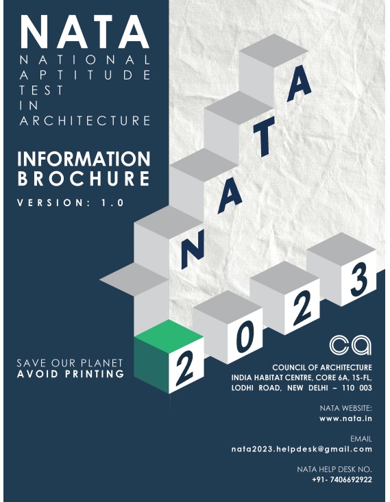 National Aptitude Test in Architecture (NATA) 2023