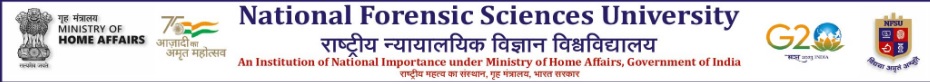 National Forensic Sciences University Admission 2023