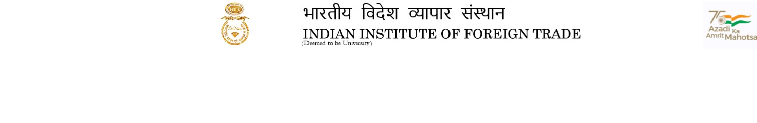The Indian Institute of Foreign Trade (IIFT) IPM 2023
