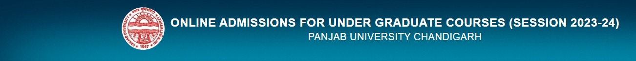 Panjab University Main Campus BA Economics Admissions 2023
