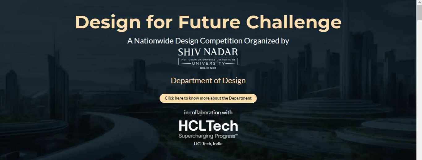 Shiv Nadar University | Design for Future Challenge 2024