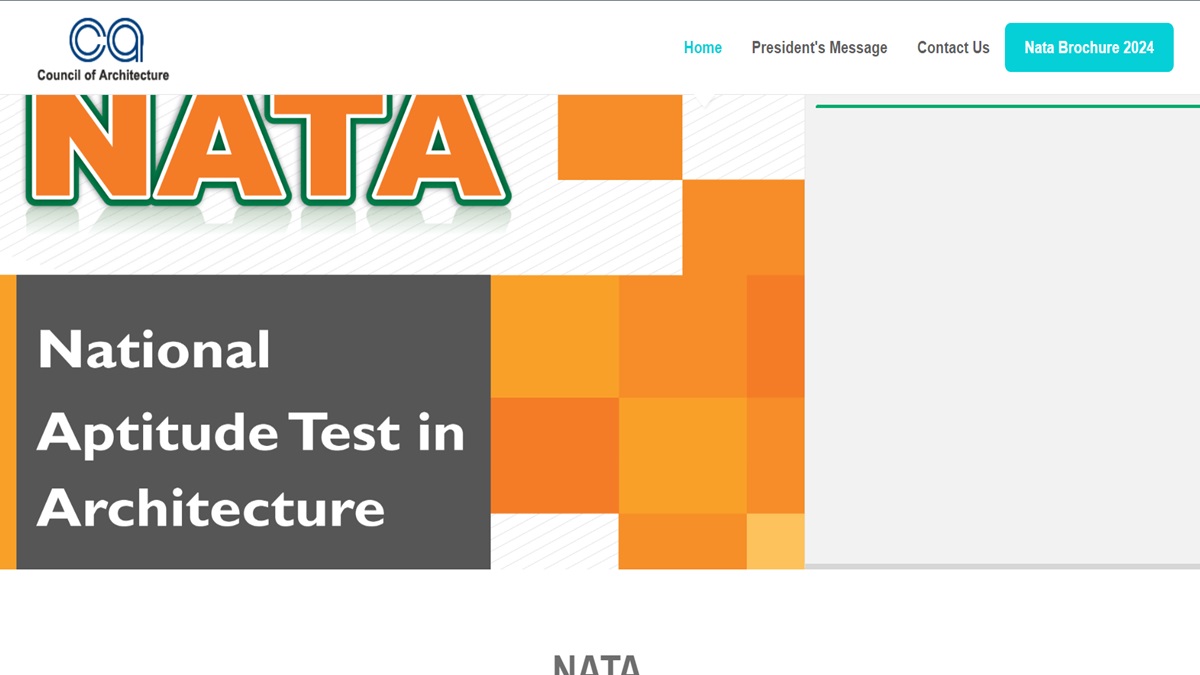 National Aptitude Test for Architecture (NATA) 2024