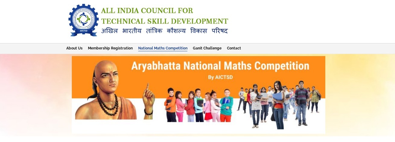 Aryabhatta National Maths Competition 2024 (National Maths Competition) | AICTSD