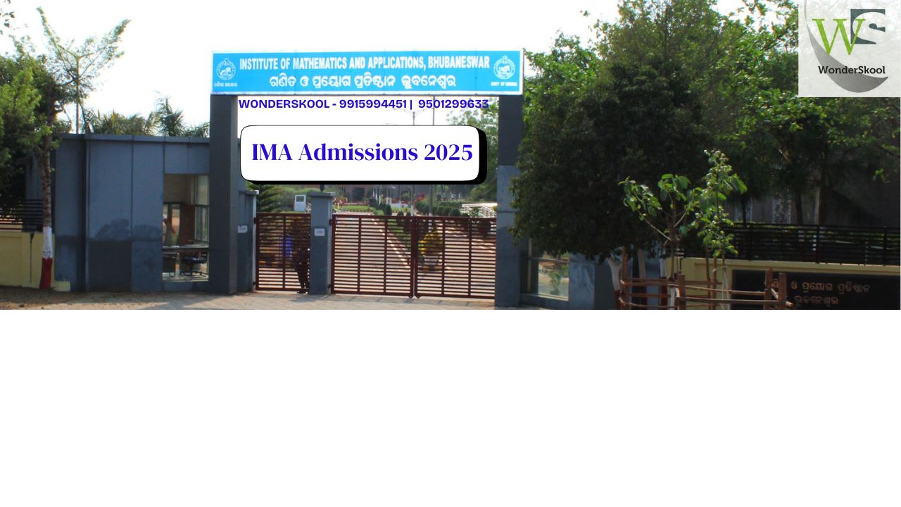 Institute of Mathematics & Applications, Bhubaneswar (IMA) | Admission 2025