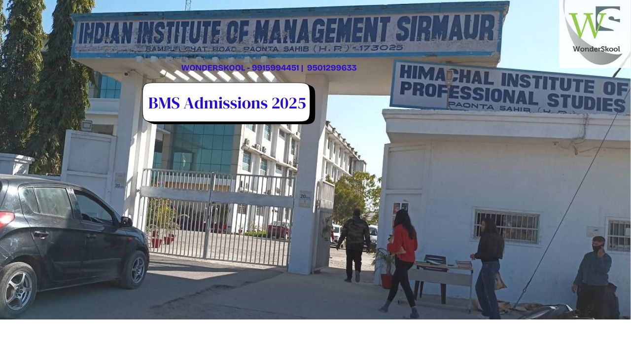 Indian Institute of Management, Sirmaur | BMS Admissions 2025