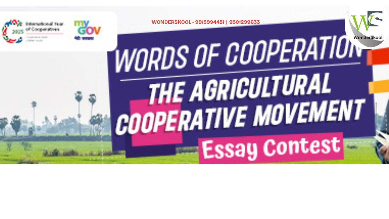 MyGov X Words of Cooperation - The Agricultural Cooperative Movement Essay Contest 2025