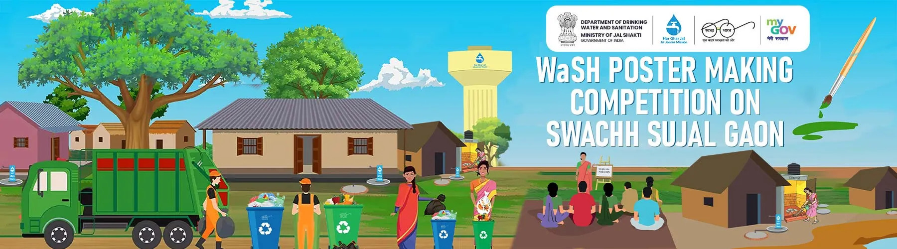 WaSH Poster Making Competition on Swachh Sujal Gaon 2025