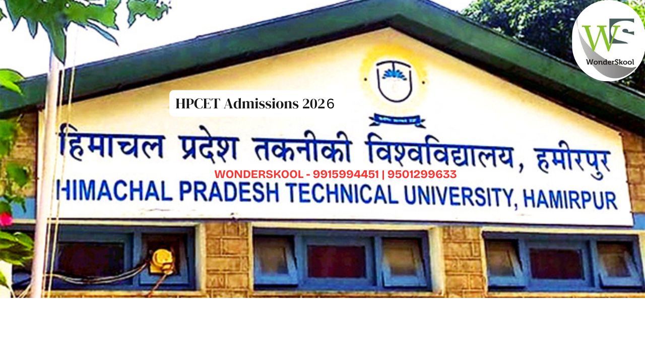Himachal Pradesh Technical University | UG Admissions - HPCET 2026