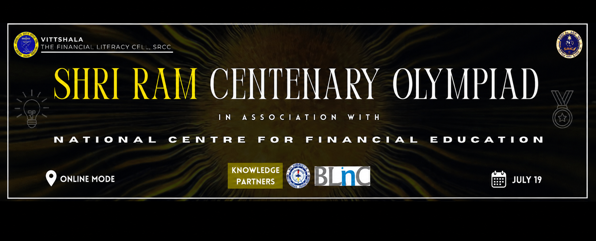 Shri Ram Centenary Olympiad 2026 | National Financial Literacy Olympiad 
