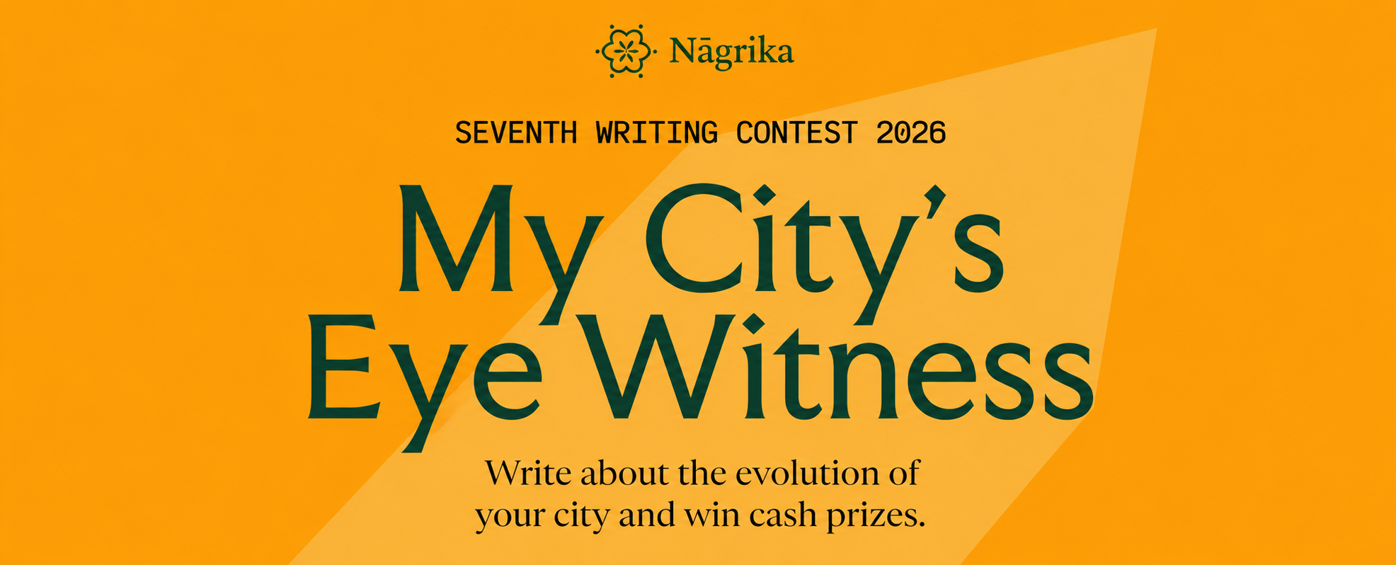 Nāgrika's Annual Youth Writing Contest (7th Edition)