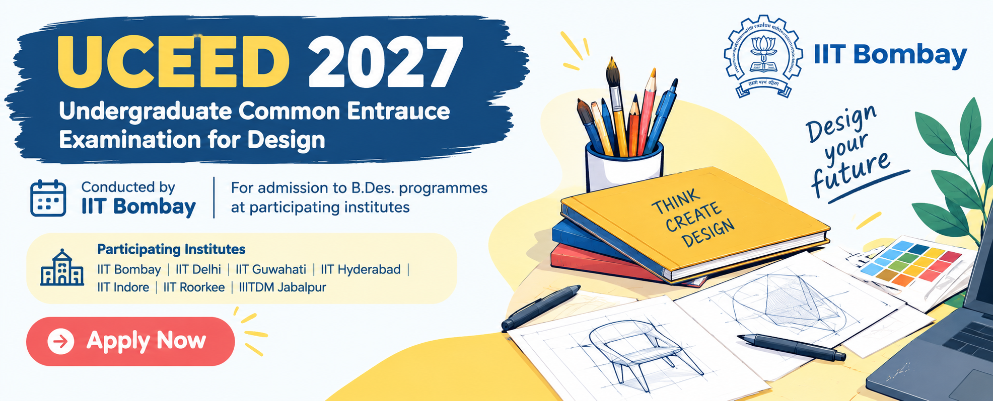 UCEED 2027 – Undergraduate Common Entrance Examination for Design
